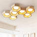 Honeycomb Travertine Ceiling Lamp - Simprolos