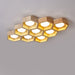 Honeycomb Travertine Ceiling Lamp - Simprolos