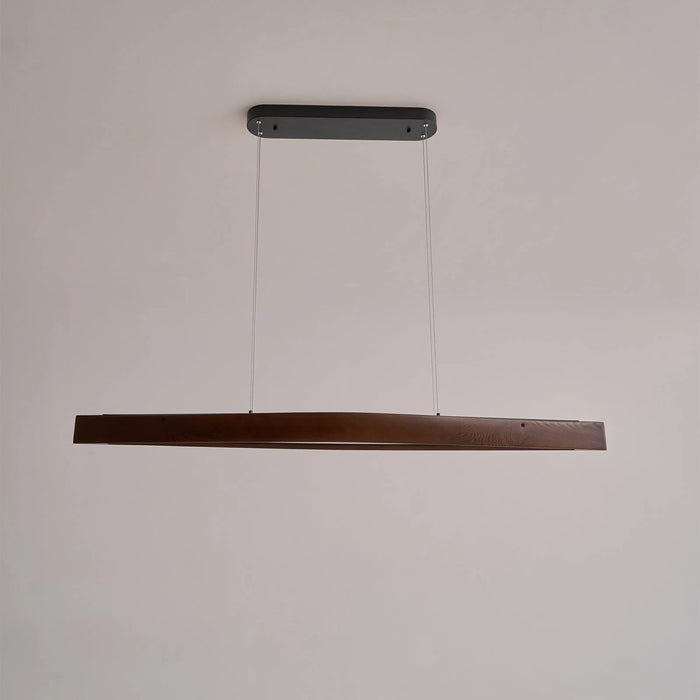 Horizon Linear Wood Pendant Lamp - Simprolos