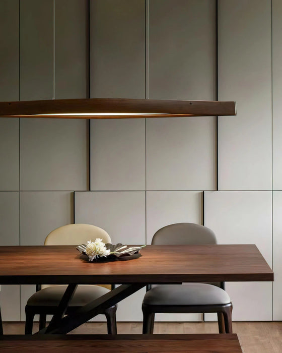 Horizon Linear Wood Pendant Lamp - Simprolos