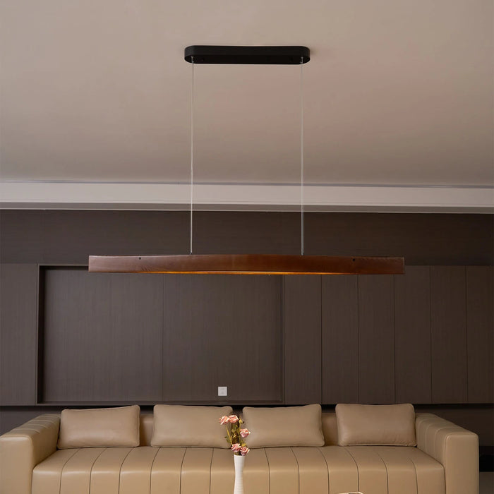 Horizon Linear Wood Pendant Lamp - Simprolos