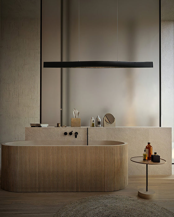 Horizon Linear Wood Pendant Lamp - Simprolos