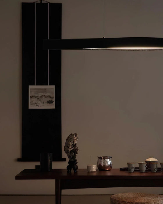Horizon Linear Wood Pendant Lamp - Simprolos