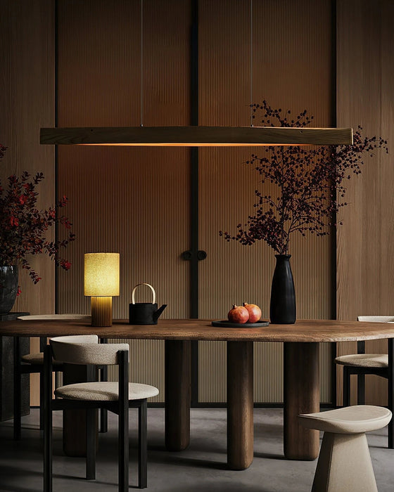 Horizon Linear Wood Pendant Lamp - Simprolos