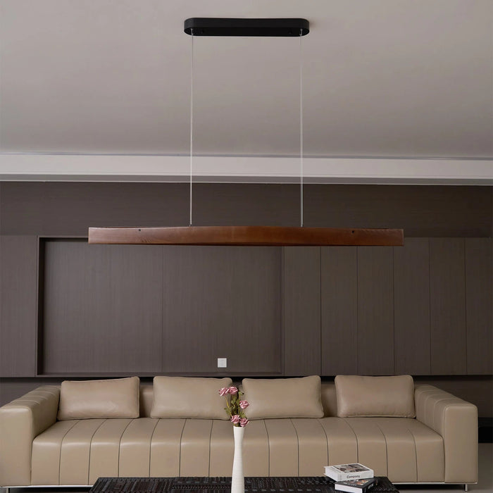 Horizon Linear Wood Pendant Lamp - Simprolos