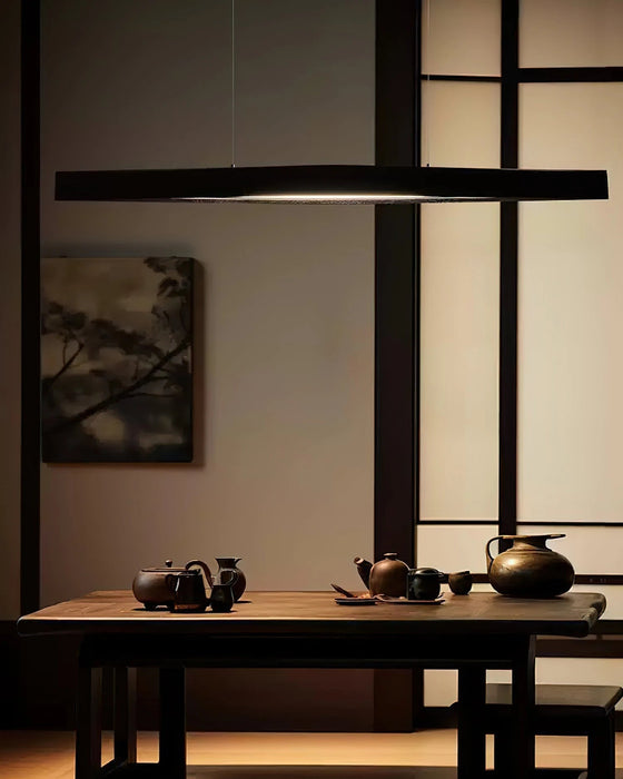 Horizon Linear Wood Pendant Lamp - Simprolos