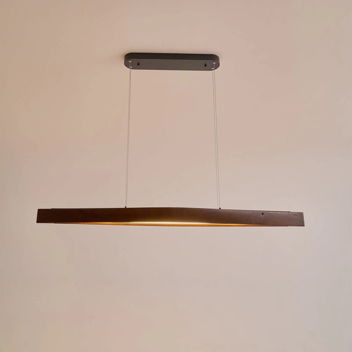 Horizon Linear Wood Pendant Lamp - Simprolos