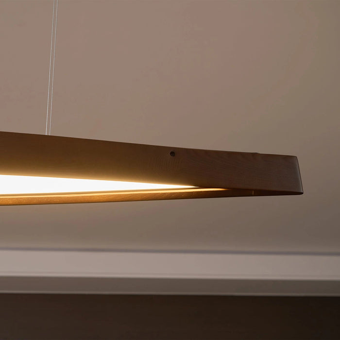 Horizon Linear Wood Pendant Lamp - Simprolos