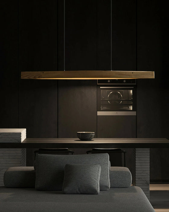 Horizon Linear Wood Pendant Lamp - Simprolos