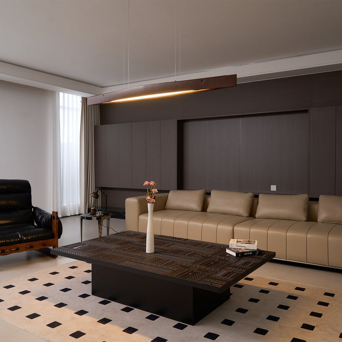Horizon Linear Wood Pendant Lamp - Simprolos
