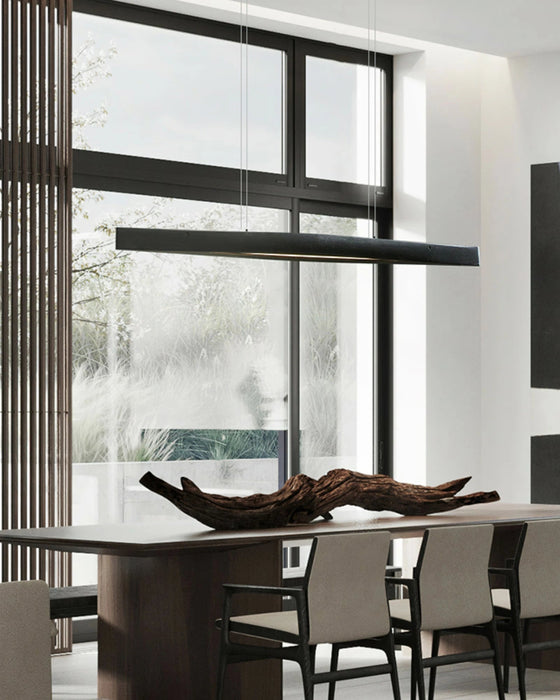 Horizon Linear Wood Pendant Lamp - Simprolos
