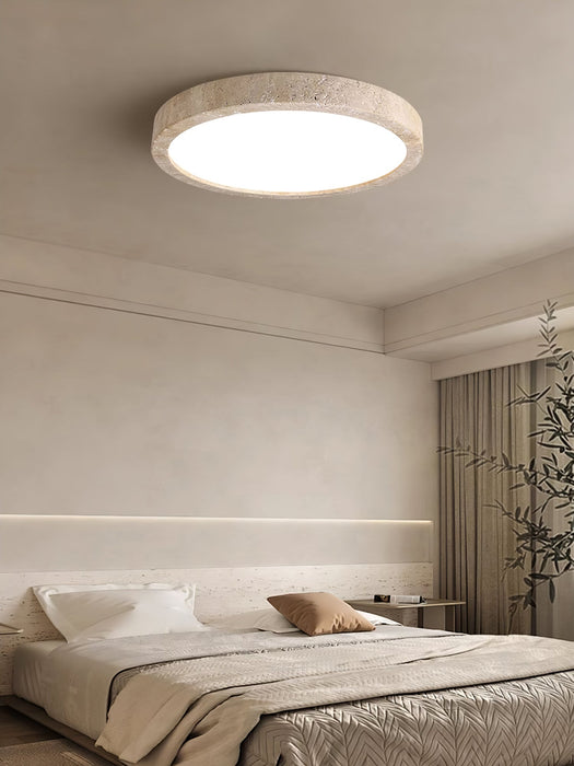 Horizon Travertine Ceiling Light - Simprolos