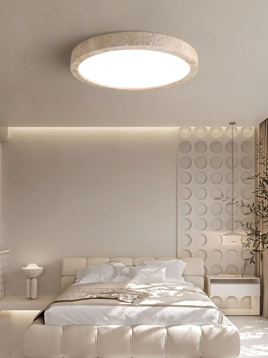 Horizon Travertine Ceiling Light - Simprolos