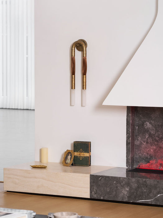 Horsehair Wall Lamp - Simprolos