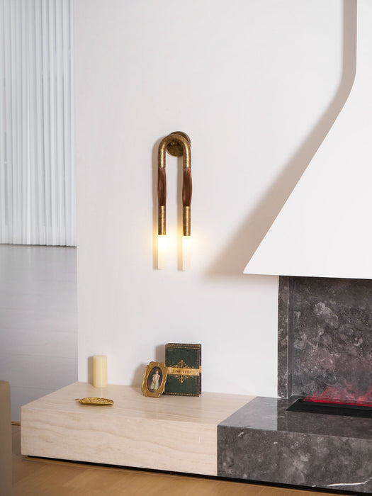 Horsehair Wall Lamp - Simprolos
