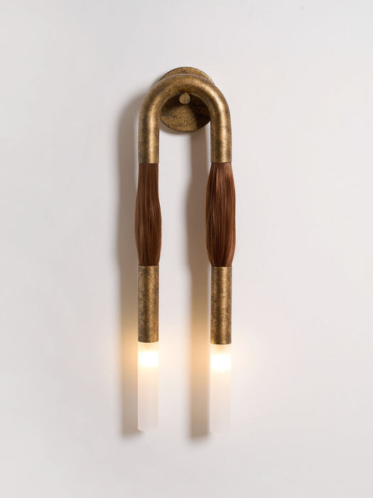 Horsehair Wall Lamp - Simprolos