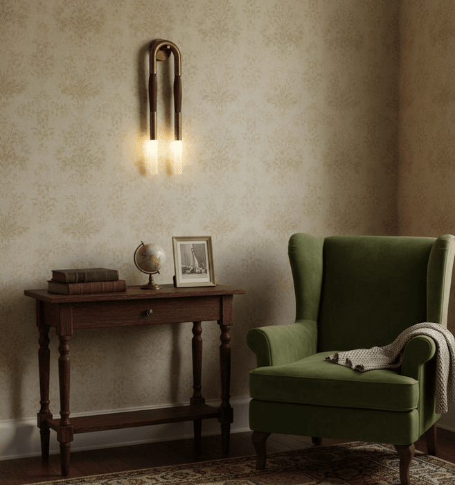 Horsehair Wall Lamp - Simprolos