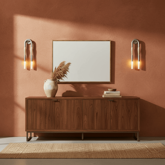 Horsehair Wall Lamp - Simprolos