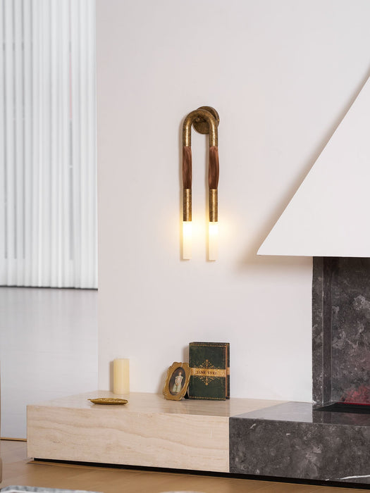 Horsehair Wall Lamp - Simprolos
