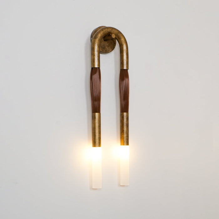 Horsehair Wall Lamp - Simprolos