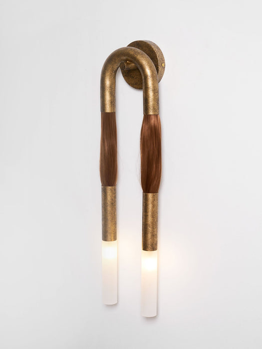 Horsehair Wall Lamp - Simprolos