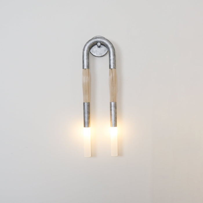 Horsehair Wall Lamp - Simprolos