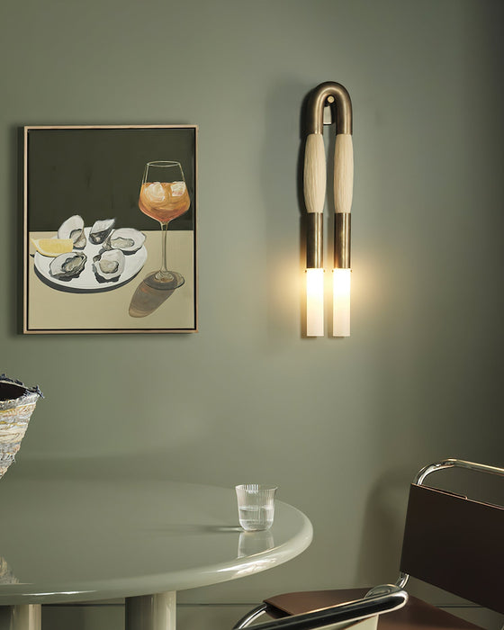 Horsehair Wall Lamp - Simprolos