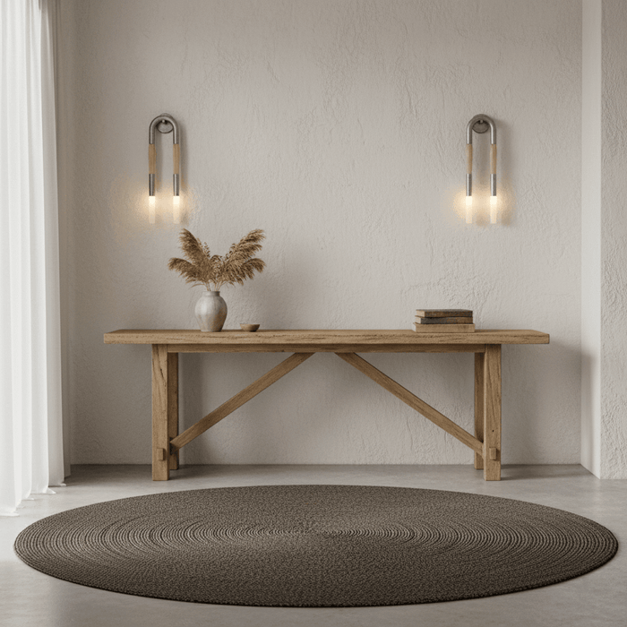 Horsehair Wall Lamp - Simprolos