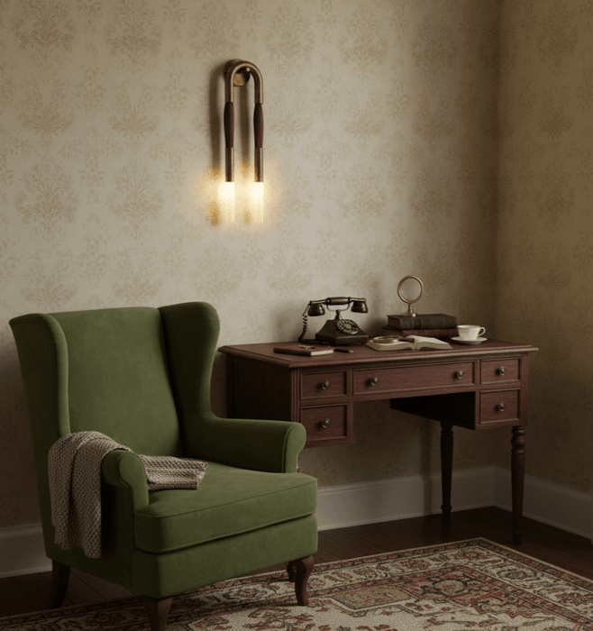 Horsehair Wall Lamp - Simprolos