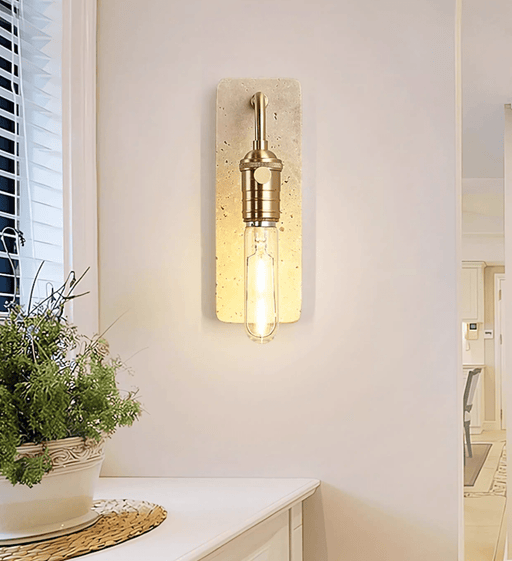 Industrial Stone Sconce - Simprolos