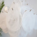 Isadora Glass White Disc Chandelier - Simprolos