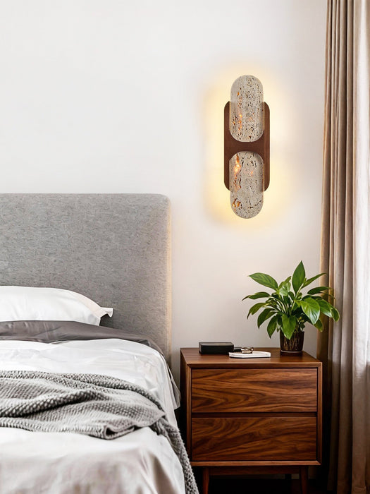 Isla Travertine Wall Light - Simprolos