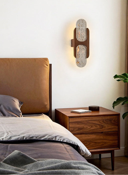 Isla Travertine Wall Light - Simprolos