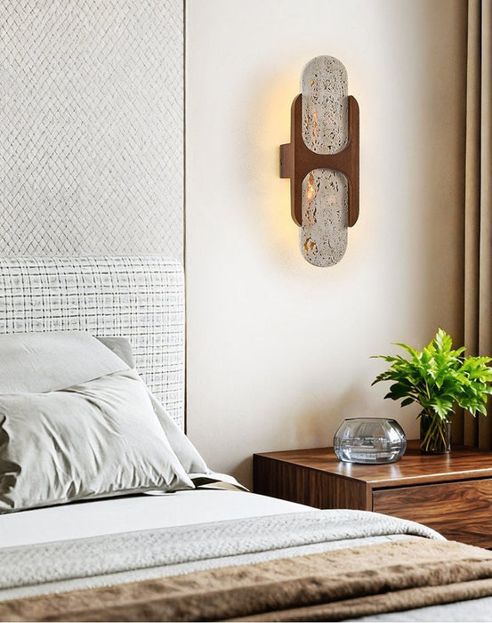Isla Travertine Wall Light - Simprolos