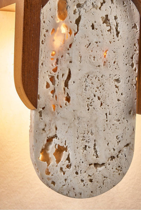 Isla Travertine Wall Light - Simprolos
