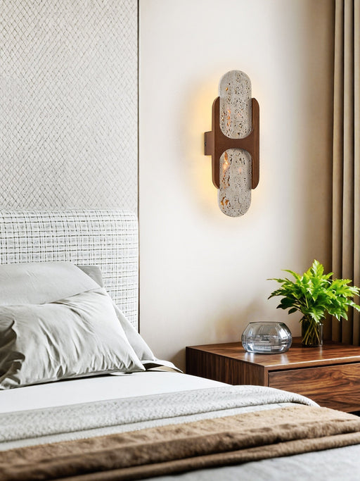 Isla Travertine Wall Light - Simprolos