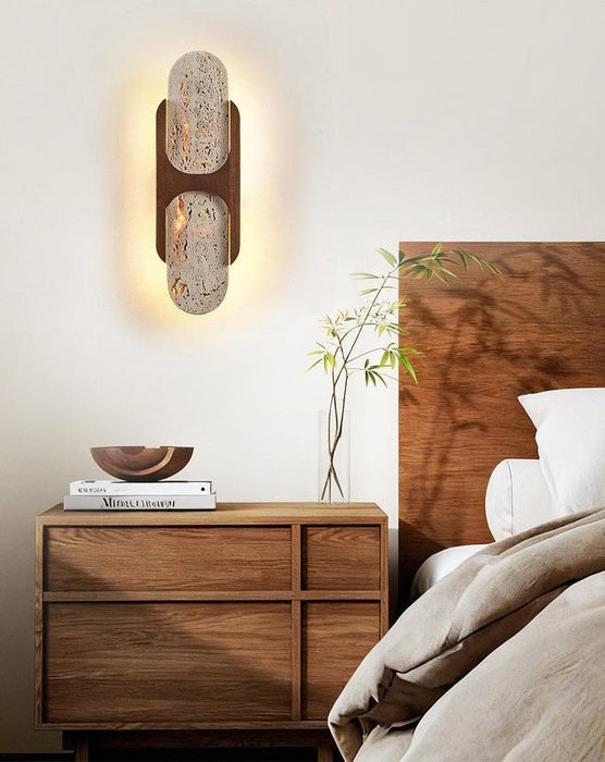 Isla Travertine Wall Light - Simprolos