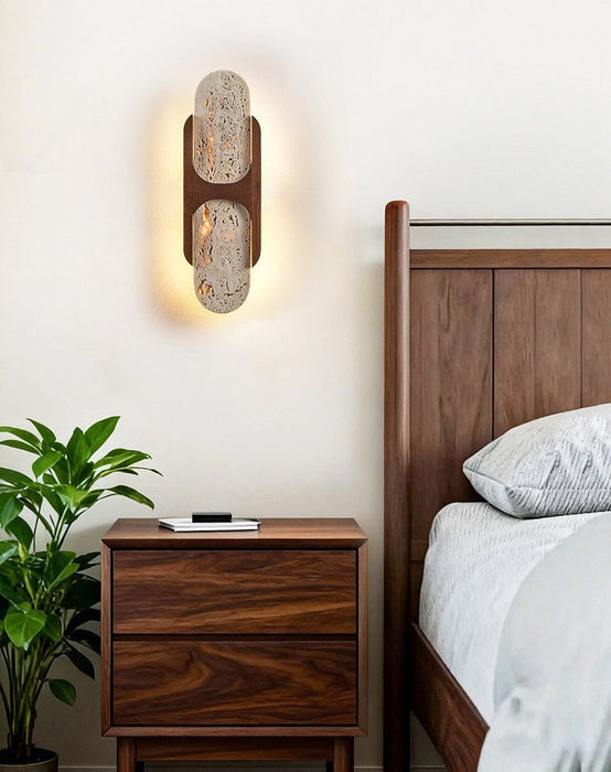 Isla Travertine Wall Light - Simprolos