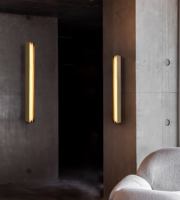 Isolde Alabaster Wall Sconce - Simprolos