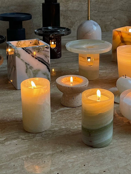 Jade Candle Holder - Simprolos