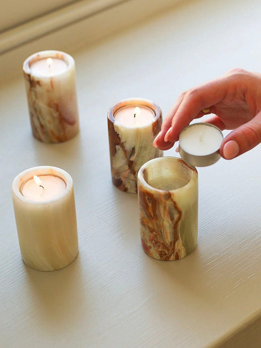 Jade Candle Holder - Simprolos