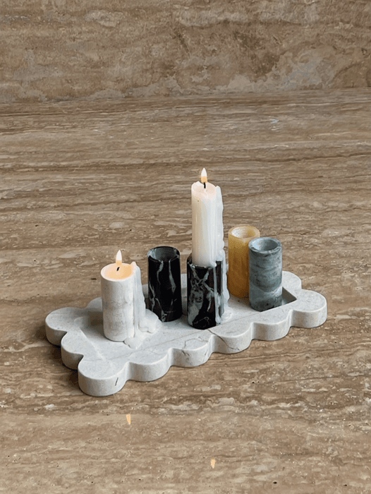 Jade Candle Holder - Simprolos