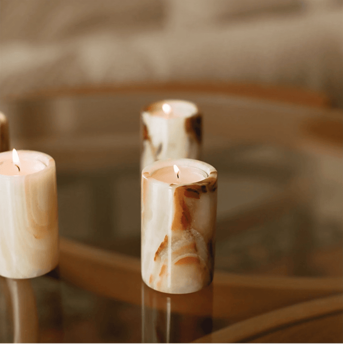 Jade Candle Holder - Simprolos