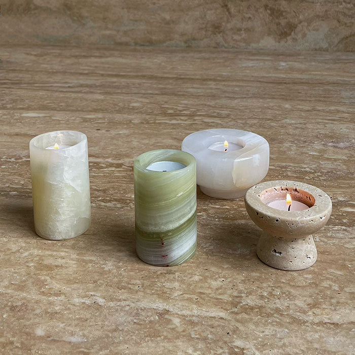 Jade Candle Holder - Simprolos