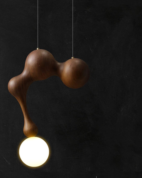 Jenna Wooden Pendant Lamp - Simprolos