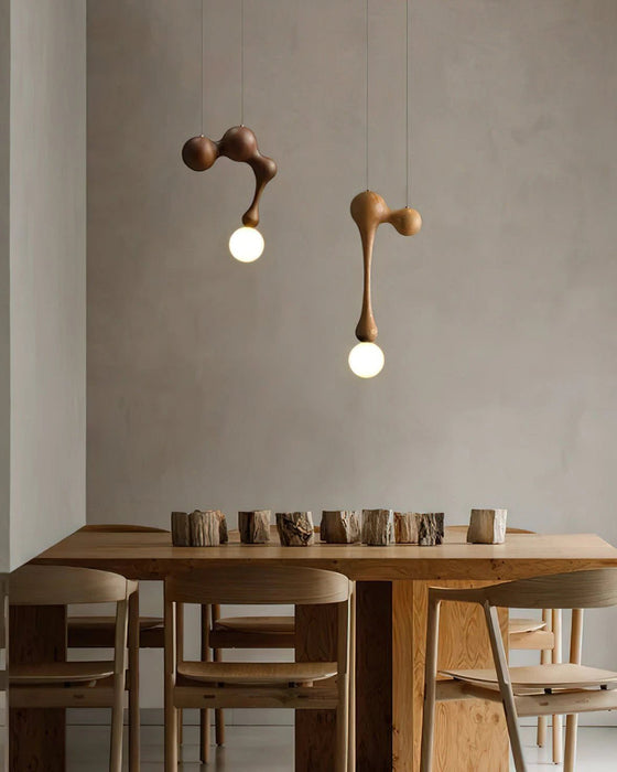 Jenna Wooden Pendant Lamp - Simprolos