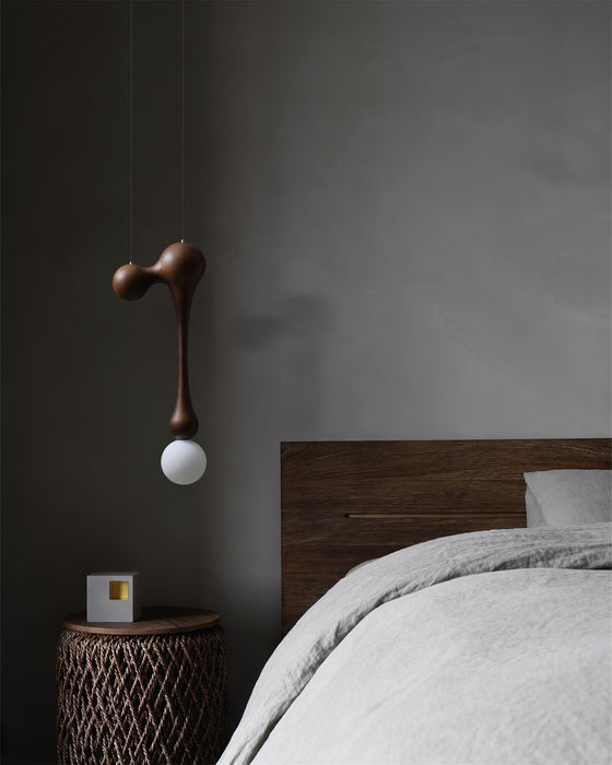 Jenna Wooden Pendant Lamp - Simprolos