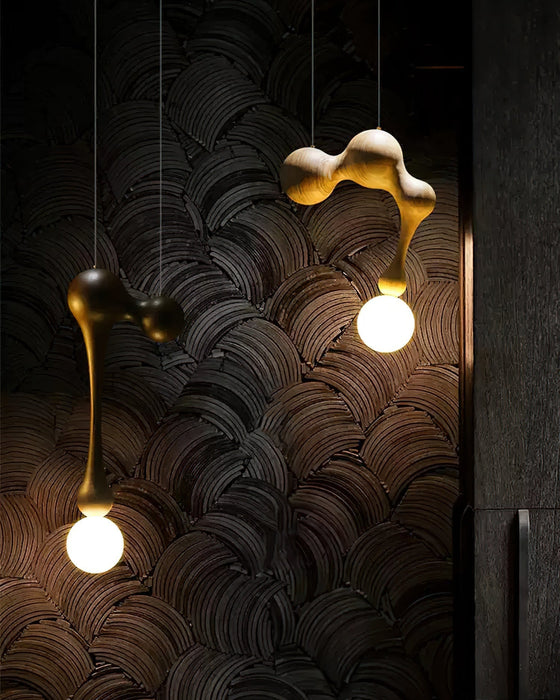 Jenna Wooden Pendant Lamp - Simprolos