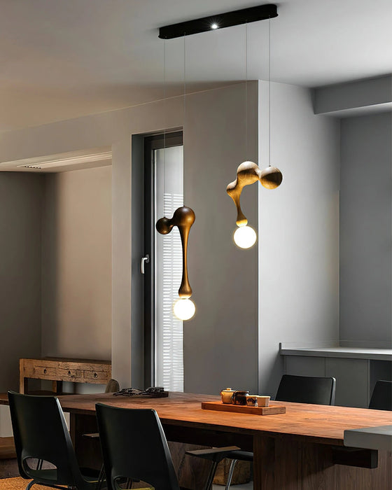 Jenna Wooden Pendant Lamp - Simprolos