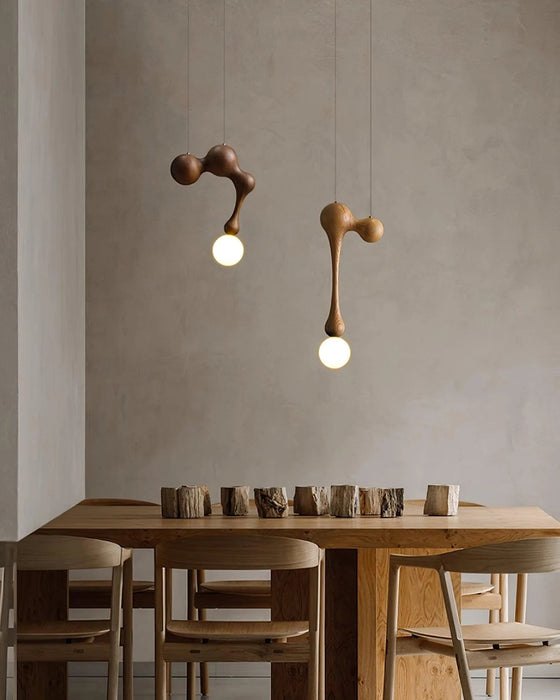 Jenna Wooden Pendant Lamp - Simprolos